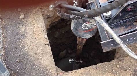How To Dig A Deep Hole Through Asphalt Youtube