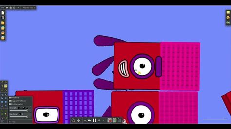 Numberblocks 11 To 2 Battle 3 In Algodoo No Sound Youtube