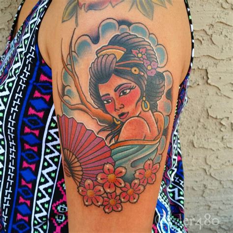 70 Colorful Japanese Geisha Tattoos Meanings And Designs 2019