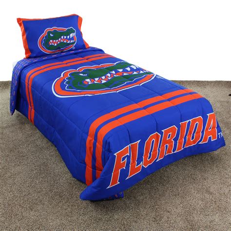Florida Gators Reversible Reversible Comforter Set With Sham - Walmart.com - Walmart.com