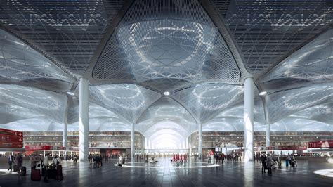 Galeria De Grimshaw Divulga Novas Imagens Do Maior Aeroporto Do Mundo