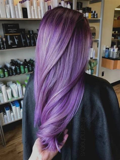 I had long hair, and i wanted to go white blonde. How to dye black hair purple without bleach - Quora