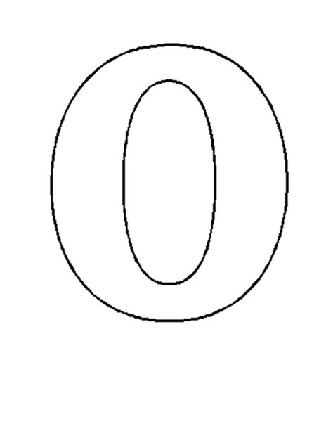 6 Best Images Of Printable Number 0 Printable Number 0 Coloring Pages