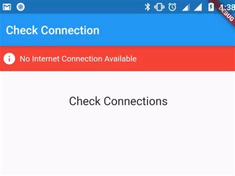 How To Show Automatic Internet Offline Message In Flutter
