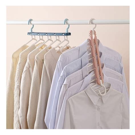 Hemico 5 In 1 Hangers For Wardrobe Multipurpose Cloth Hanger Magic