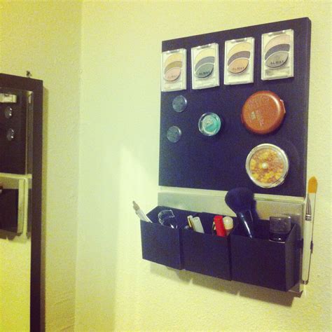 Here's my version of the magnetic makeup organizer! I just bought a