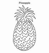 Coloring Fruit Tropical Pineapple Sweet Fruits Vegetable Kidsplaycolor Sheets sketch template