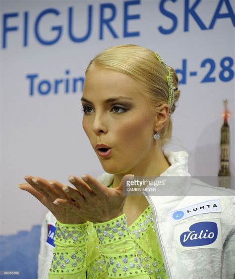 Finlands Kiira Korpi Waits For Her Scores After Performing During