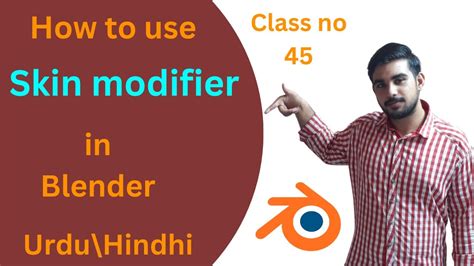 How To Use Skin Modifier In Blender Skin Modifier Blender Tutorial Youtube