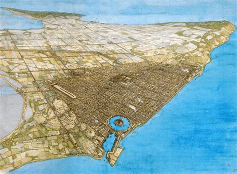 Ancient City Of Carthage Map Forgotten Roman Land Wondering Maps