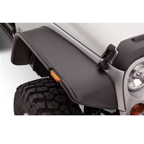 2007 2016 Jeep Wrangler Jk Flat Style Fender Flare Frontrear Kit