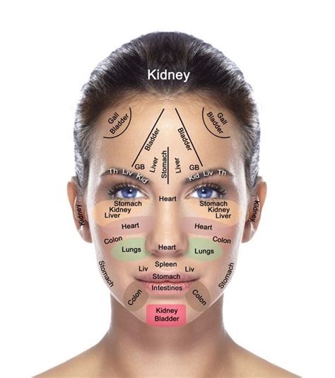 This Acne Face Map Will Show You What The Acne On Every Part Of Your Face Means And How To Fix