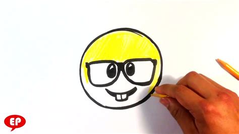 How To Draw Nerd Emoji Cute Drawings Easy Pictures To Draw Youtube