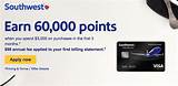 Images of Southwest Chase Credit Card 60000