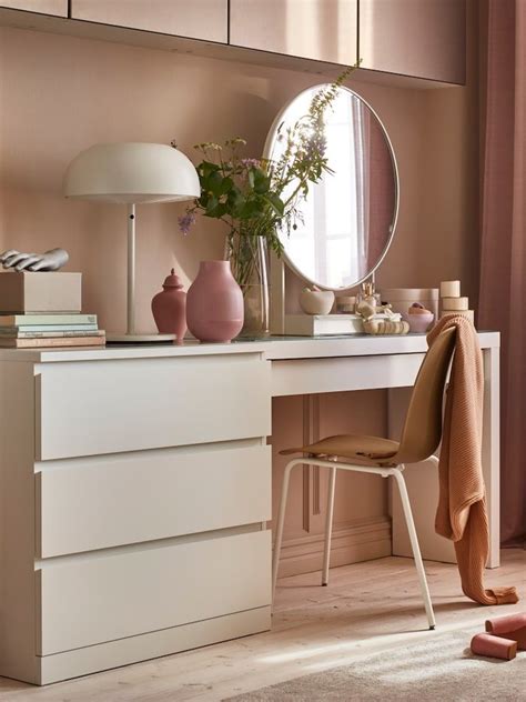 White dressing table MALM, 120 cm width x 41 cm. - IKEA | Idéias de
