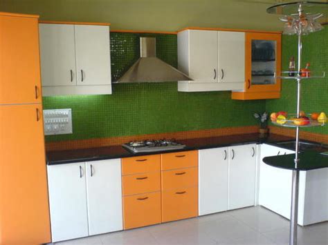 One colour for the top cabinets, an additional one for the lower cabinets, or a different colour for the cupboard doors. Kitchen Trolley Designs Pune | online information