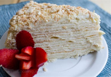 Classic Napoleon Cake Recipe Veras Cooking