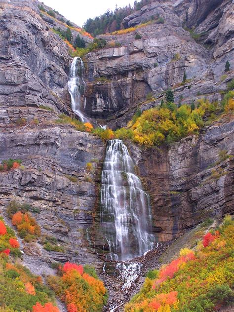Bridal Veil Falls One Of The Best Waterfalls In Utah Bryant Olsen