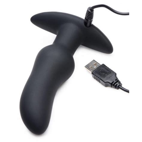 Voice Activated 10x Vibrating Prostate Plug With Remote Control Sex