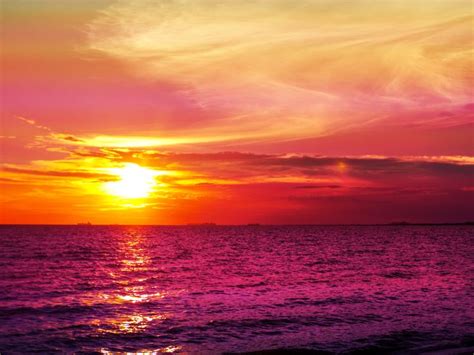 Purple Sunset Purple Sunset Ocean View Sunset