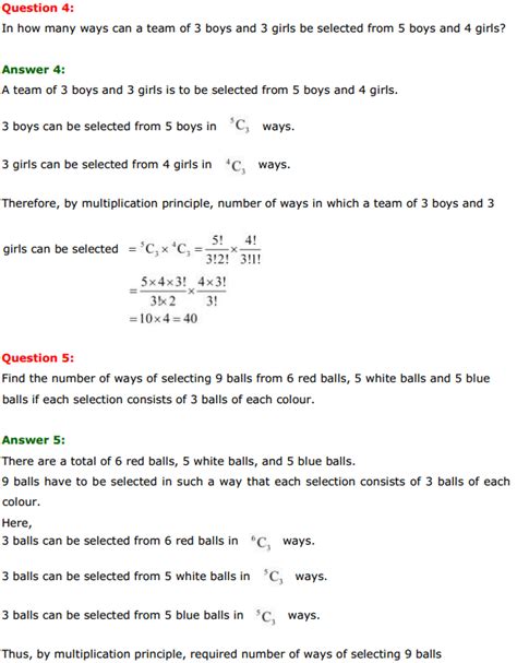 Ncert Solutions For Class 11 Maths Chapter 7 Permutations And