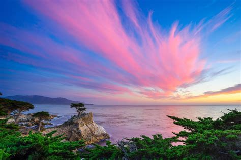 Download Horizon Sky Sea Ocean California Pebble Beach Coastline Coast