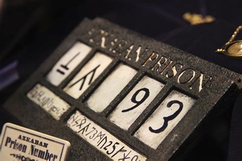 Azkaban Prison Number The Prison Number Card Held By Azkab Flickr
