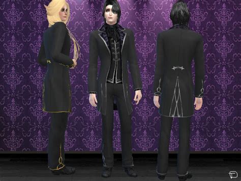 Sims 4 Ccs The Best Gothic Style Clothing For Males And Females By