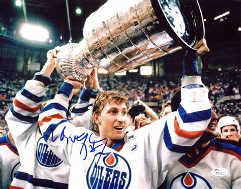 Lot Detail Wayne Gretzky Signed 11 X 14 Stanley Cup Photograph Jsa
