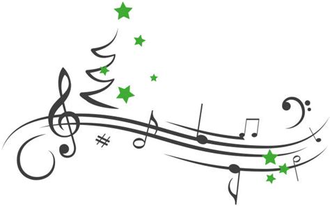 Images Of Cartoon Christmas Music Notes