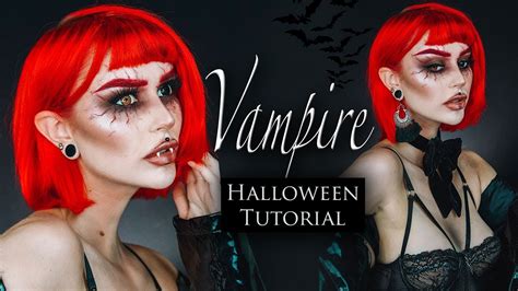 Vampire Halloween Makeup Tutorial Drugstore Only Evelina Forsell