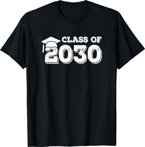 Class Of 2030 Shirt Senior Graduation 2030 T Shirt Amazonfr