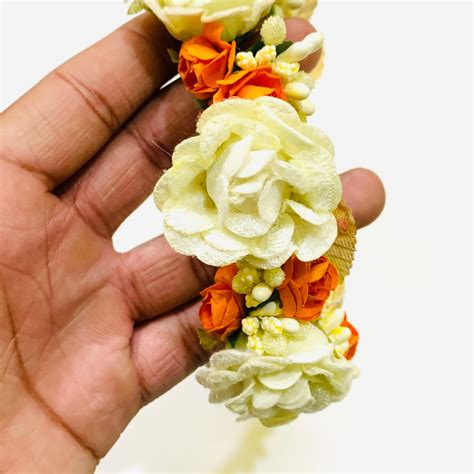 Handmade Rose Flower Gajra Hair Accessories Indian Flower Etsy