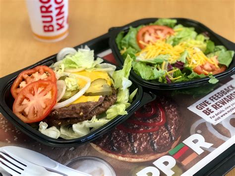 The 5:2 diet (the fast diet). Burger King keto dining guide - Whopper and salad | Keto ...
