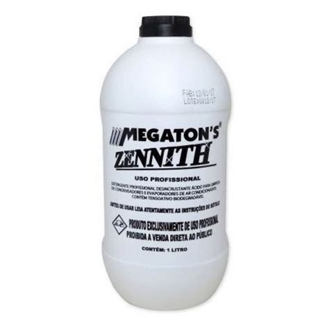 Detergente Zennith Megatons Limpeza Desincrustante 1 Lt Ar