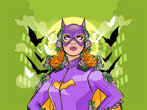 Weirdtober 013031 Batgirl Barbara Gordon By Nina Zivkovic On Dribbble