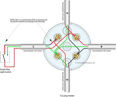 Loop In Junction Box Wiring Diagram Electricians Forums