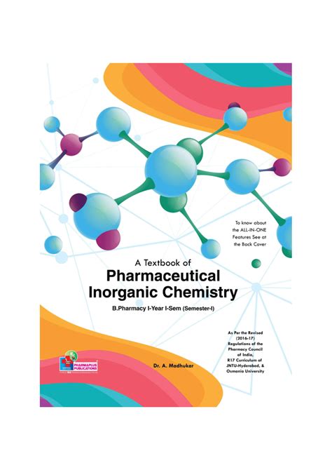 Pdf A Textbook Of Pharmaceutical Inorganic Chemistry
