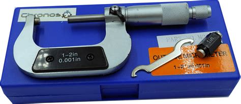 1 2 Inch Micrometer With Carbide Faces Chronos Engineering Supplies