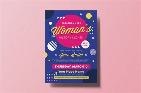 Women S History Month Flyer By Thesavorydirectors On Envato Elements