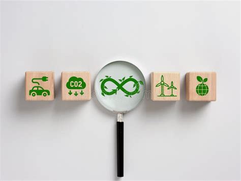 Economía Circular Y Sostenibilidad Ambiental Foto de archivo Imagen