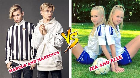 marcus and martinus vs iza and elle twins brothers vs twin sisters musically compilation