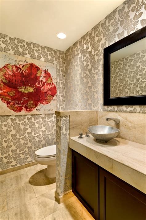 Powder Room Wallpaper That Makes A Grand Statement Photos