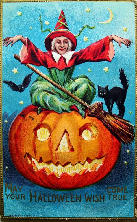 Vintage Halloween Postcards From the 1910s ~ Vintage Everyday