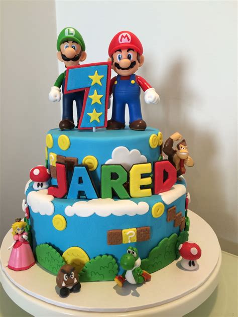 Luigi Cake Mario Kart Cake Mario Bros Cake Super Mario Bros Birthday