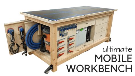 How To Build A Mobile Workbench Woodworking Plans Woodshop Mike
