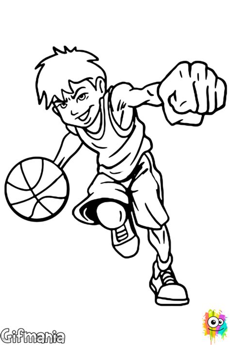 playing basketball #basketball #sport #coloringpage #drawing | Dibujos