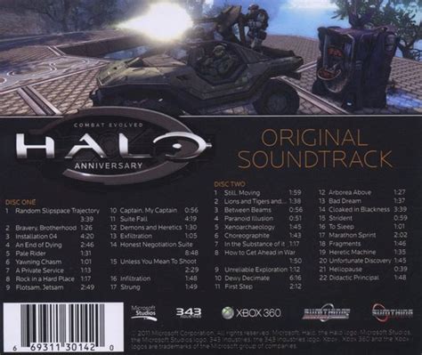 Halo Combat Evolved Original Game Soundtrack Cd Album Muziek