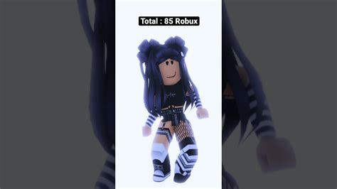 Avatar Ideas For Under Robux Roblox Emo Girl Youtube