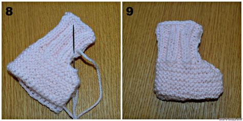 Very Easy How To Knit Baby Booties